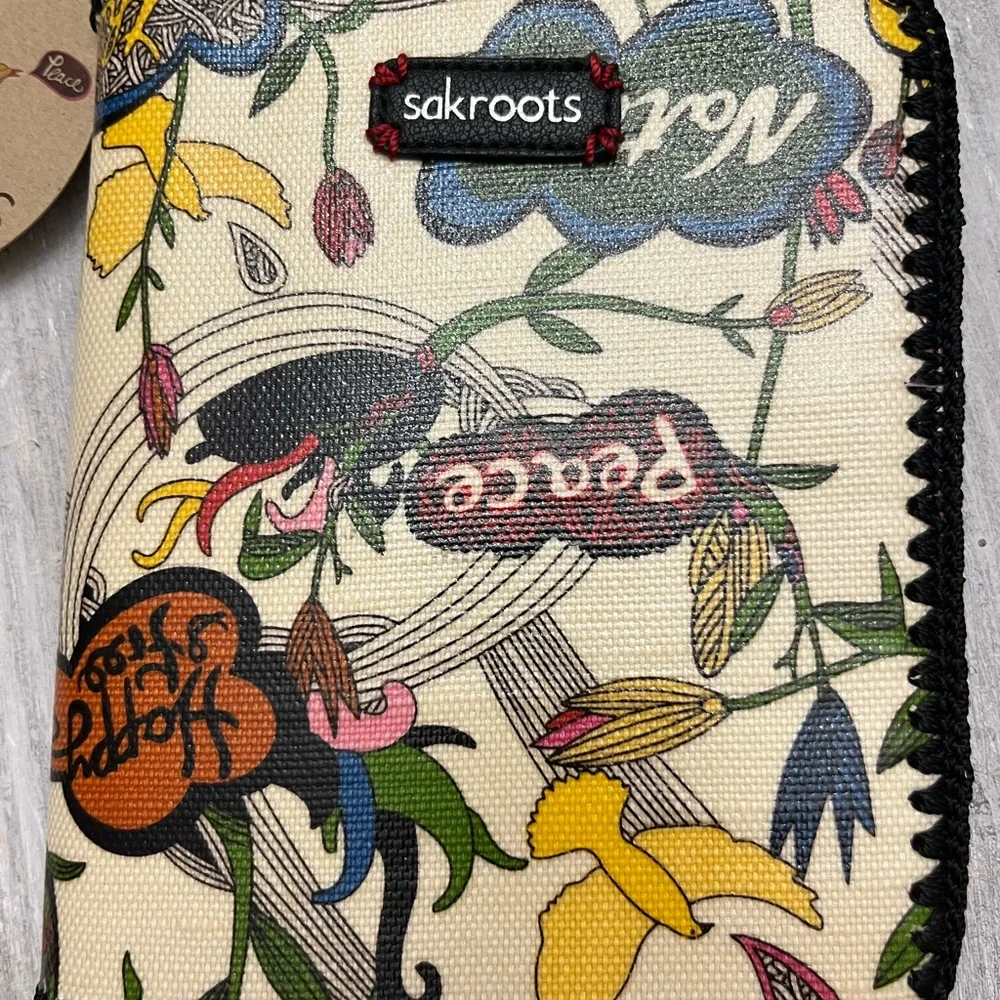 Sakroots Multicolor Floral Wallet/E reader case